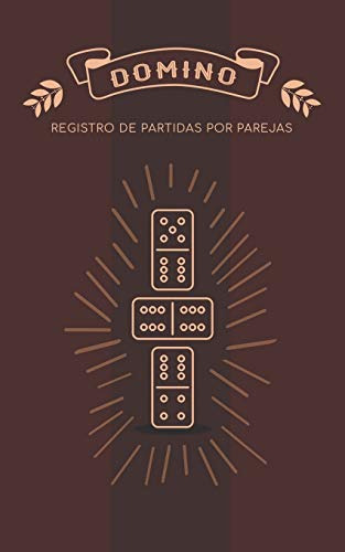 Libro : Domino Registro De Partidas Por Parejas Libro Para.