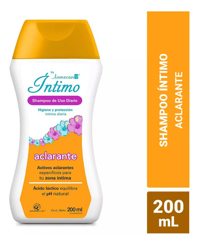 Shampoo Íntimo Aclarante 200ml Lomecan