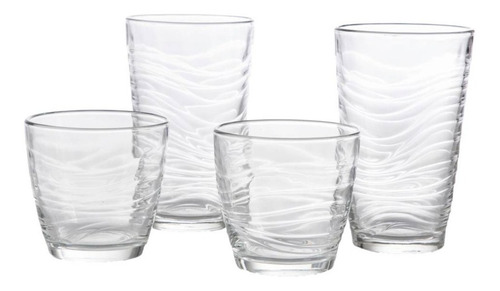 Juego De Vasos Libbey Twirl 12 Pzas Apto Para Lavavajillas