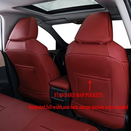 Ekr Juego Completo De Fundas De Asiento De Automóvil De Ajus