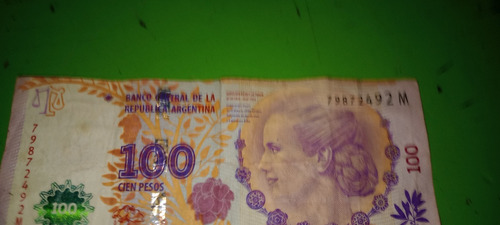 Billete De 100 M