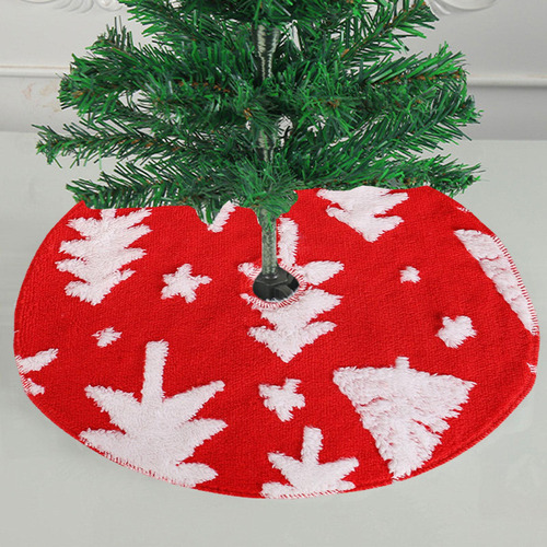 1 Alfombra Con Falda De De Navidad, Tapete Duradero For El