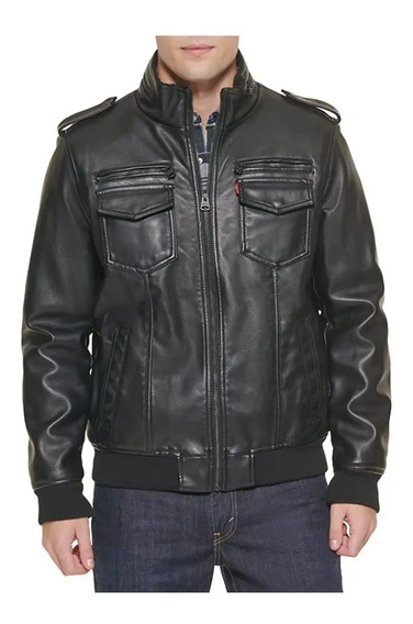 Chamarra Levi's Bomber Aviador Piel 
