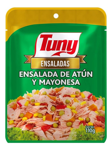 8 Pza Ensalada De AtĂșn Tuny Con Mayonesa 110 G
