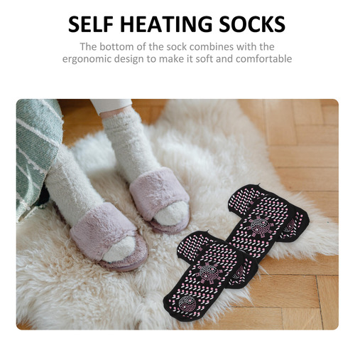 4 Pares De Calcetines Autocalentables Para Invierno, Cómodos
