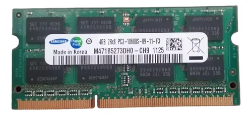 Memória RAM verde 4GB 1 Samsung M471B5273DH0-CH9 | Parcelamento