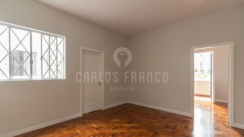 Imagem 1 de 15 de Apartamento De 110m², Com 3 Dormitórios, Sacada, 1 Banheiro Em Pinheiros - Cf66536