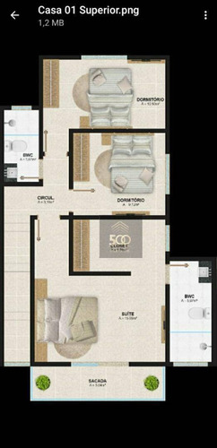 Imagem 4 de 9 de Sobrado Com 3 Dormitórios À Venda, 116 M² Por R$ 650.000,00 - Sertão Do Maruim - São José/sc - So0181