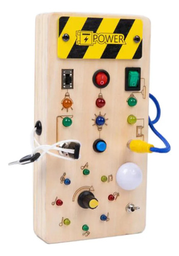 .tablero Led Ocupado Tablero Sensorial De Madera Led Para