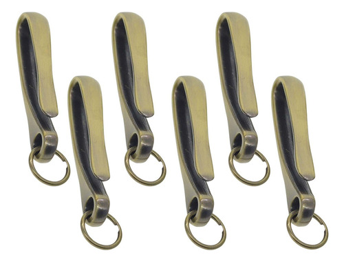 / Llavero De Anzuelo De Pesca De Estilo Retro, 6 Uds.,