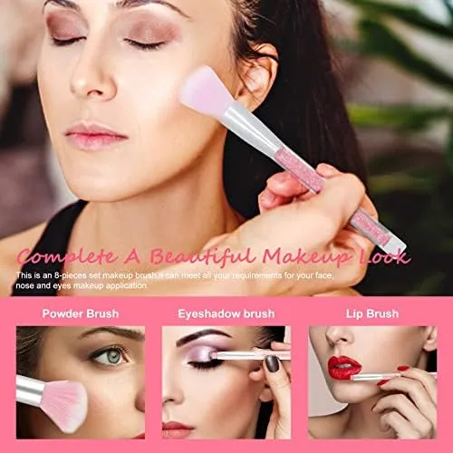 Brochas de maquillaje cristal sale