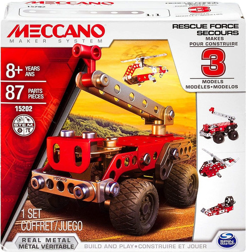 Meccano Multimodels Escuadrón De Rescate 3 Modelo