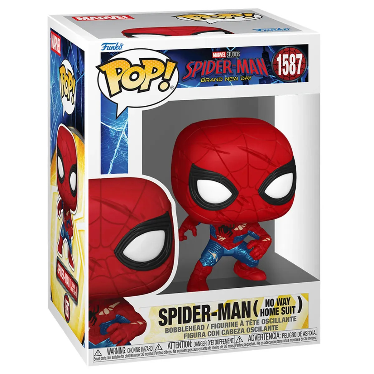 Funko Pop Marvel: Spiderman Brand New Day - Spiderman traje de No Way Home