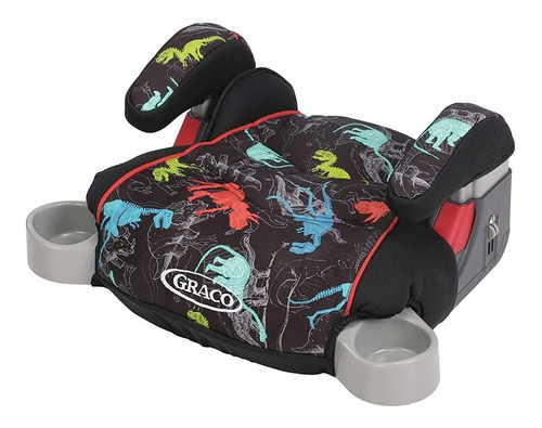 Asiento Elevador Para Carro Niños Turbo Booster Dino Graco Color Negro Dinosaurio