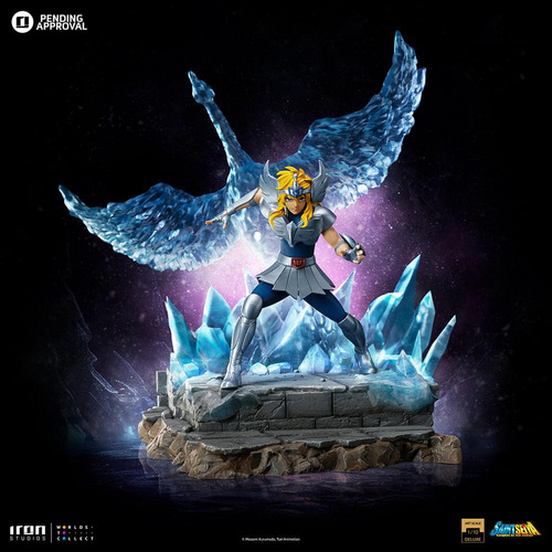 Estátua Cygnus Hyoga Saint Seiya Art Scale 1/10 Iron Studios