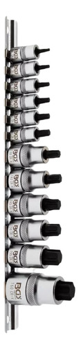 Bgs 12 Dados Con Puntas Torx (t-star) T8 A T60 1/4, 3/8, 1/2