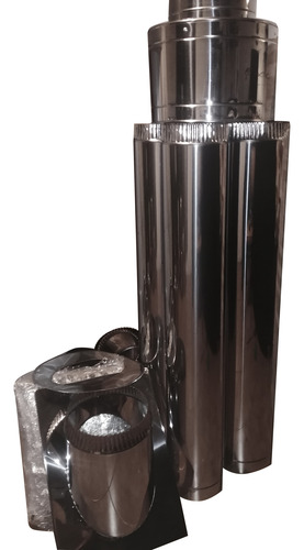 Kit Calefactor Bosca Amesti Ñuke Caños Acero Inoxidable