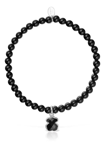 Pulsera De Plata Y Ónix Icon Color Tous Color Negro