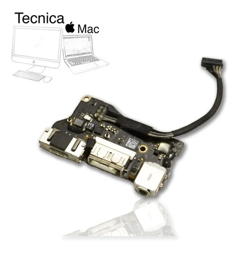 Placa Carga Usb Macbook Air De 13 A1369 2011 820-3057-a