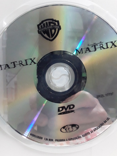 Dvd Matrix ( Keanu Reeves ) Sem Riscos ! (Usado)