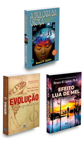 Kit Biologia Da Crença, 3 Livros - Bruce H. Lipton