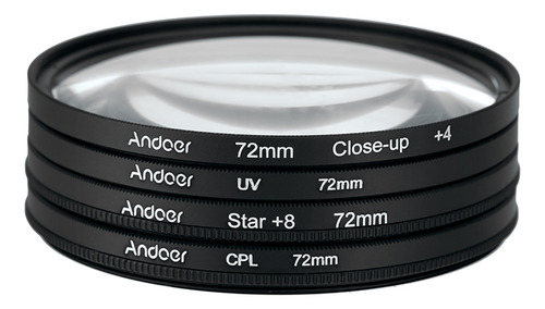 Filtro Canon Pentax Filter Andoer Close-up Dslr Sony With
