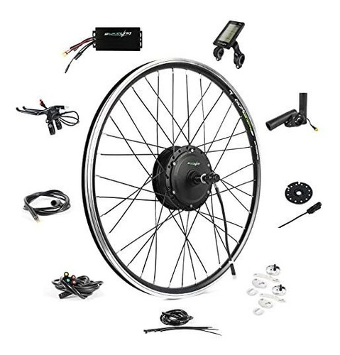 Kit Motor Electrico P/ Bicicleta Rod 26 Rueda Del. 500w