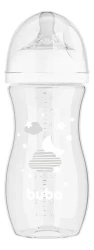 Buba, Mamadeira Easy Flow Nuvem 330ml Anticólica - Branco