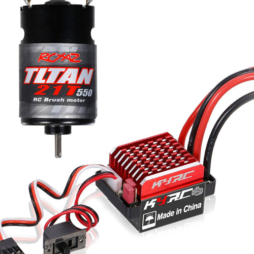 Motor Cepillado 550 21t Con Esc Cepillado Eléctrico 60a/360a