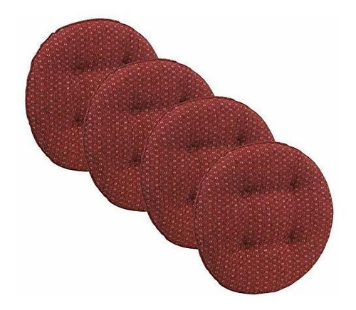 Klear Vu Raindrops Non-slip Tufted Barstool Pad Cushion, 14 