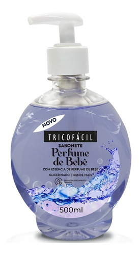 Sabonete Líquido Perfume De Bebê 500ml - Tricofácil