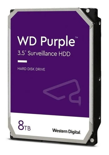 Imagen 1 de 1 de Disco Duro Interno Western Digital Wd Purple 8tb Wd84purz