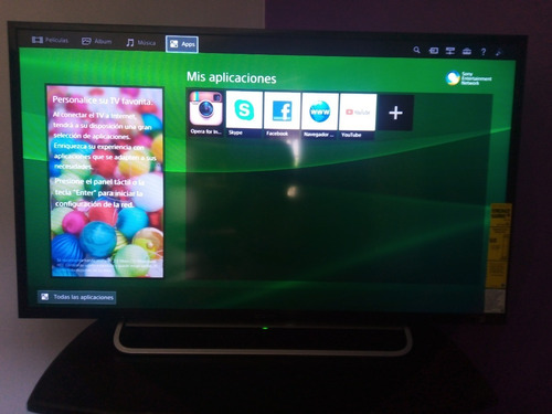 Imagen 1 de 4 de Tv Sony Smart Full Hd 1080 40 Modelo W600b Con La Mesa