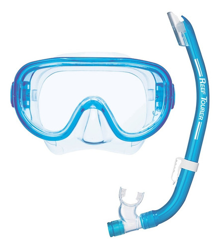 Imagen 1 de 1 de Careta Y Snorkel De Buceo Reef Tourer Para Adulto