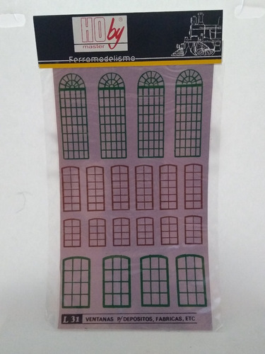Imagen 3 de 6 de Nico Blister C/ Ventanas En Acetato V.s Modelos H0 (tma 90)