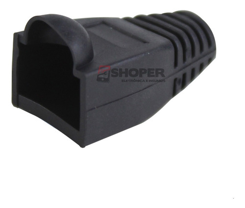 Capa Protetora Borracha P Conector Rj45 Utp Cat5/e Cat6 Cor