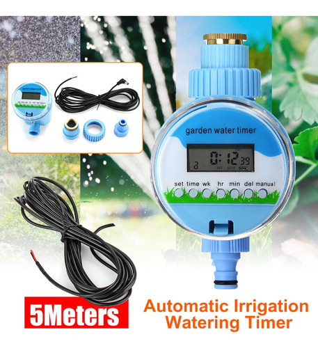 Nuevo Kit De Riego Automático Por Goteo Digital Temporizador