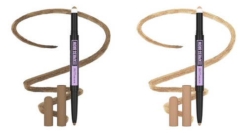 Maybelline Express Brow - Maquillaje De Cejas 2 En 1 Rubio Y