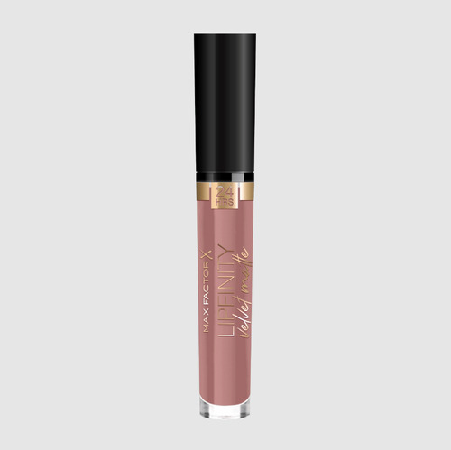 Labial Max Factor Velvet Matte Lipfinity color nude silk