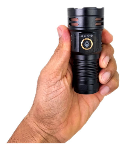 Lanterna Tática Edc Led V3 + 6 Leds T12 A Pequena Poderosa