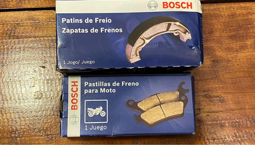 Kit Balatas Bosh Traseras Delanteras Honda Xr 250 