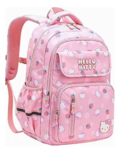Hello Kitty Child Mochila Moda Desenho Animado Bolsa Color R