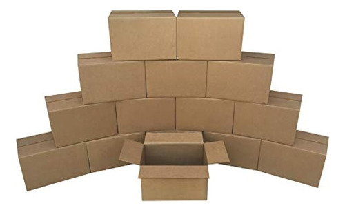 Uboxes Pequeñas Cajas De Mudanza 16 X 10 X 10 Paquete De 15 