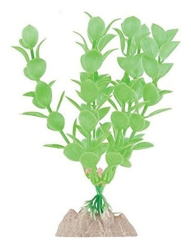 Planta Artificial Plastica Pecera Glo Fish Mediana Medium