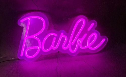 Diseño Barbie Circular Iluminación Decorativa Neón Led