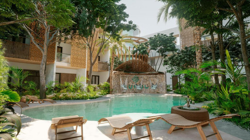Departamento En Venta En Tulum Con Pungle Pool Privado A 7 Minutos Del Mar