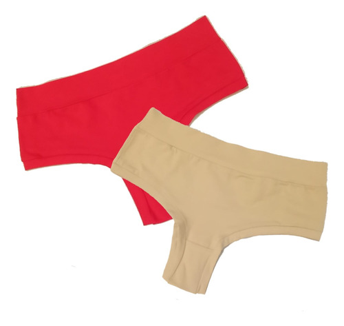 Bombacha Comoda Extra Grande Especial Culotte Semiless X 2