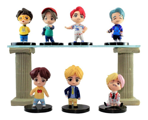 Bts Muñecos Figuras Set 7 Unidades K-pop Kpop