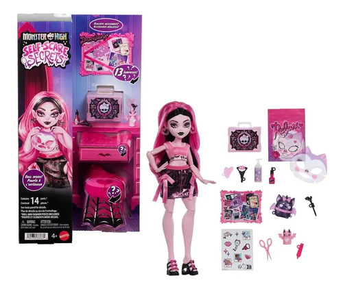 Monster High Muñeca Self-scare Secrets Draculaura