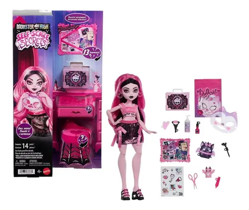 Boneca Monster High Draculaura Self-scare Secrets Jkn50 | MercadoLivre